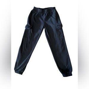 H&M Girks Black Elastic Waist Pants Size 11-12